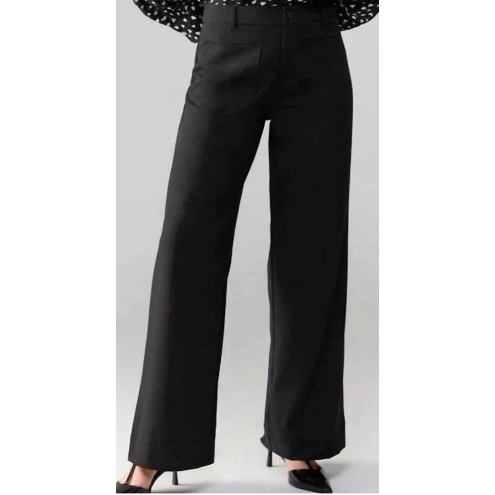 New $124 Sanctuary Marine Wide Leg Trouser Size L